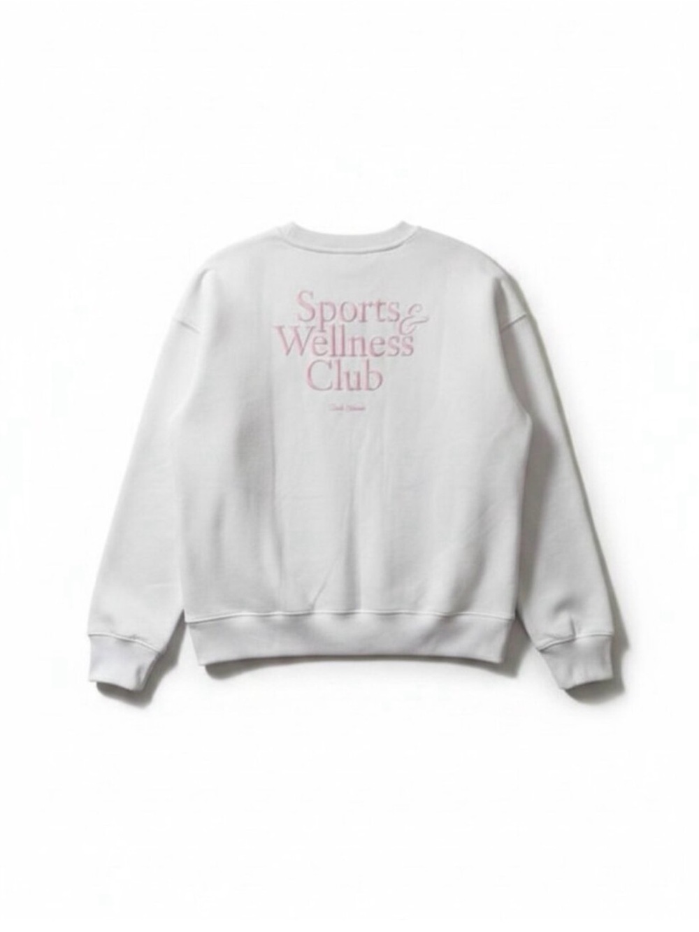 Wilo the Label Sports & Wellness Club White Pullover Sweatshirt with Pink Size M